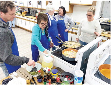 JIM SANDEN, second from left, ….