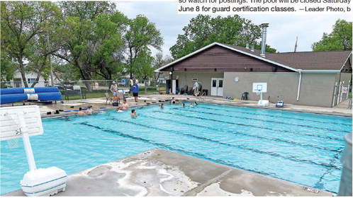 SCOBEY SWIMMING POOL opened on ….