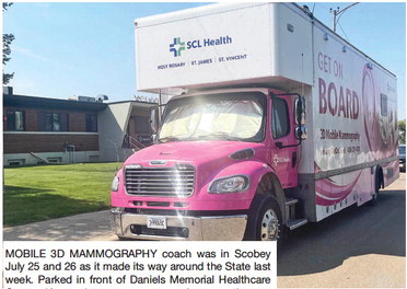 MOBILE 3D MAMMOGRAPHY coach was ….