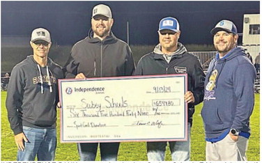 INDEPENDENCE BANK presented a check ….