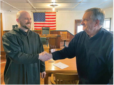 Fosland Sworn In  As District Judge