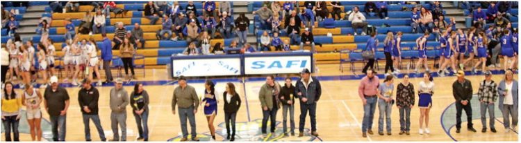 IT WAS SENIOR NIGHT SATURDAY ….